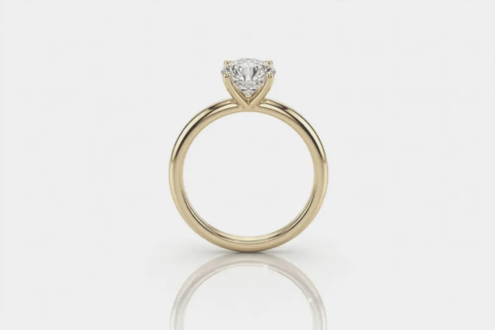 Ring jewelry before retouching