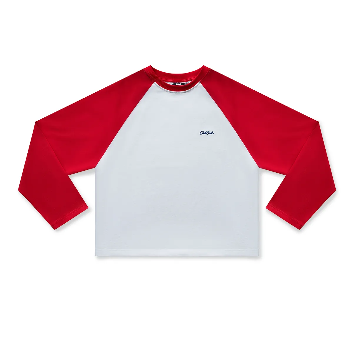 Raglan long-sleeve tee after retouching