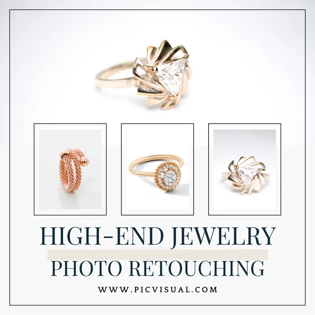 High-End Jewelry Photo Retouching Service: Elevate Your Visuals