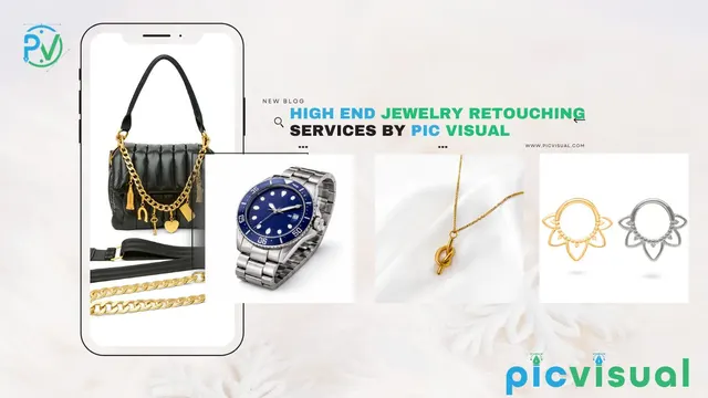 High End Jewelry Retouching Services by Pic Visual
