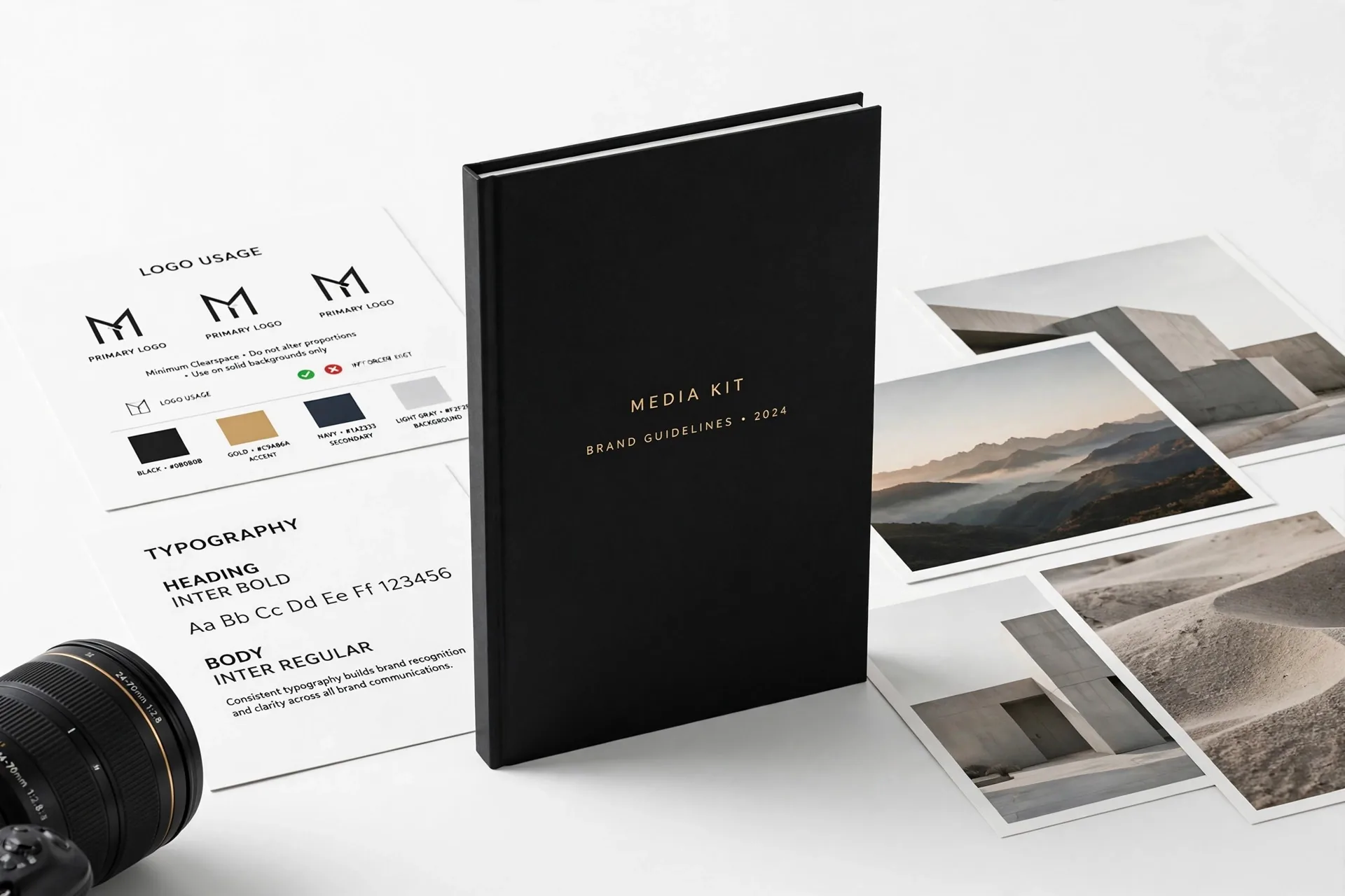 Pic Visual Media Kit booklet and brand materials