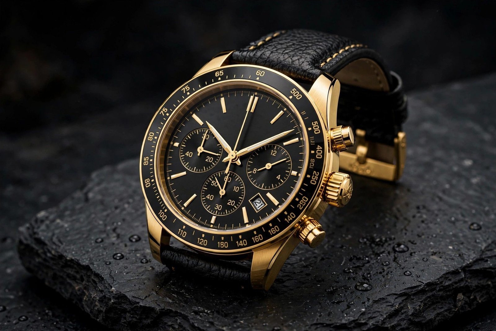 Product retouching luxury watch