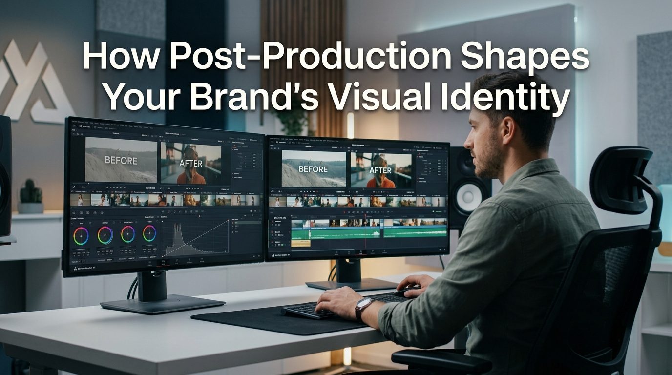 How Post Production Shapes Your Brand's Visual Identity