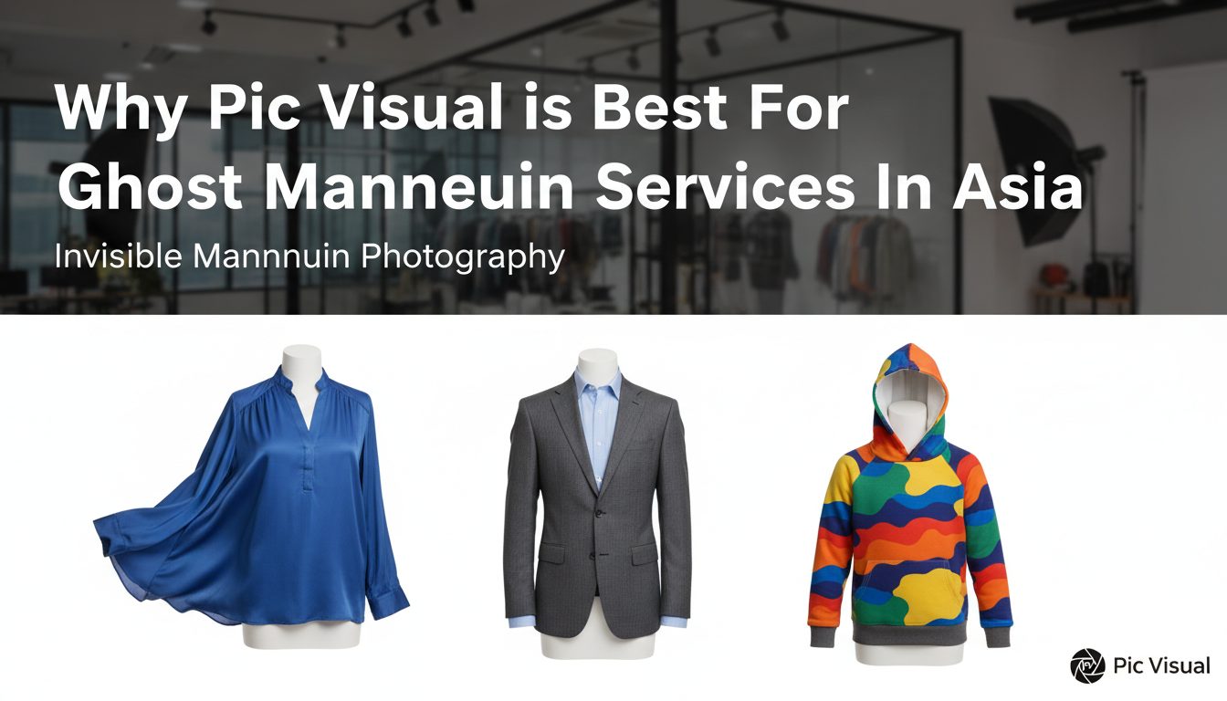 Why Pic Visual is Best For Ghost Mannequin Services In Asia