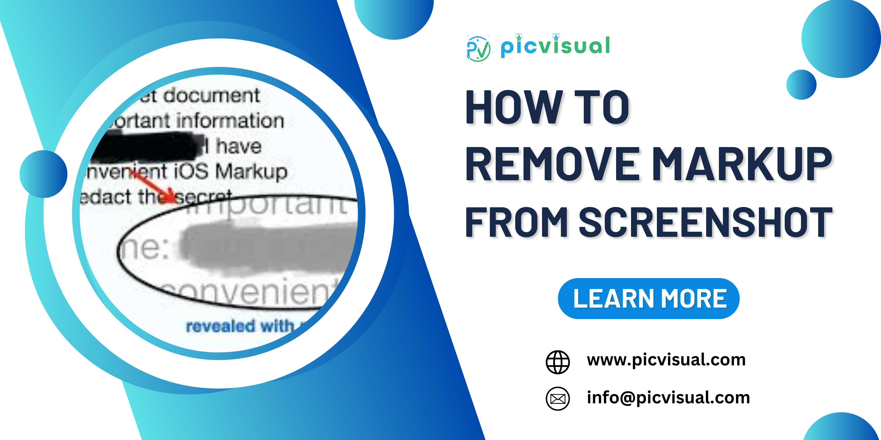 How to Remove Markup From Screenshot